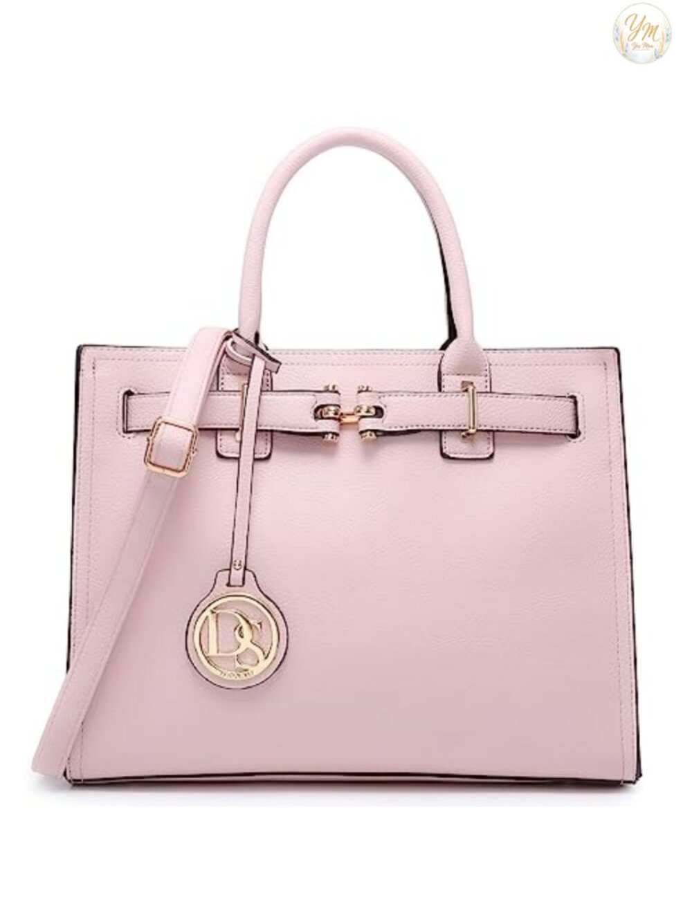 Vegan Leather Satchel Purse Work Handbag Tote Shoulder Bag